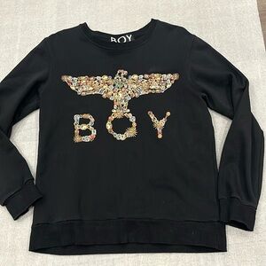 [S]Boy London graphic Black Sweatshirt Rare Print
